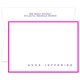 Triple Thick CEO Border Flat Note Cards - Raised Ink Image 3 of 3